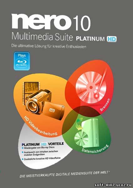 Nero Multimedia Suite 10 Platinum HD (Multilanguage/Rus, x32/x64)